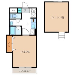 平田駅 徒歩28分 1階の物件間取画像